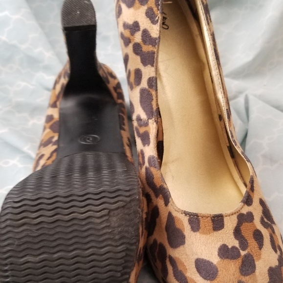 Cheetah womens high heels - Picture 3 of 3